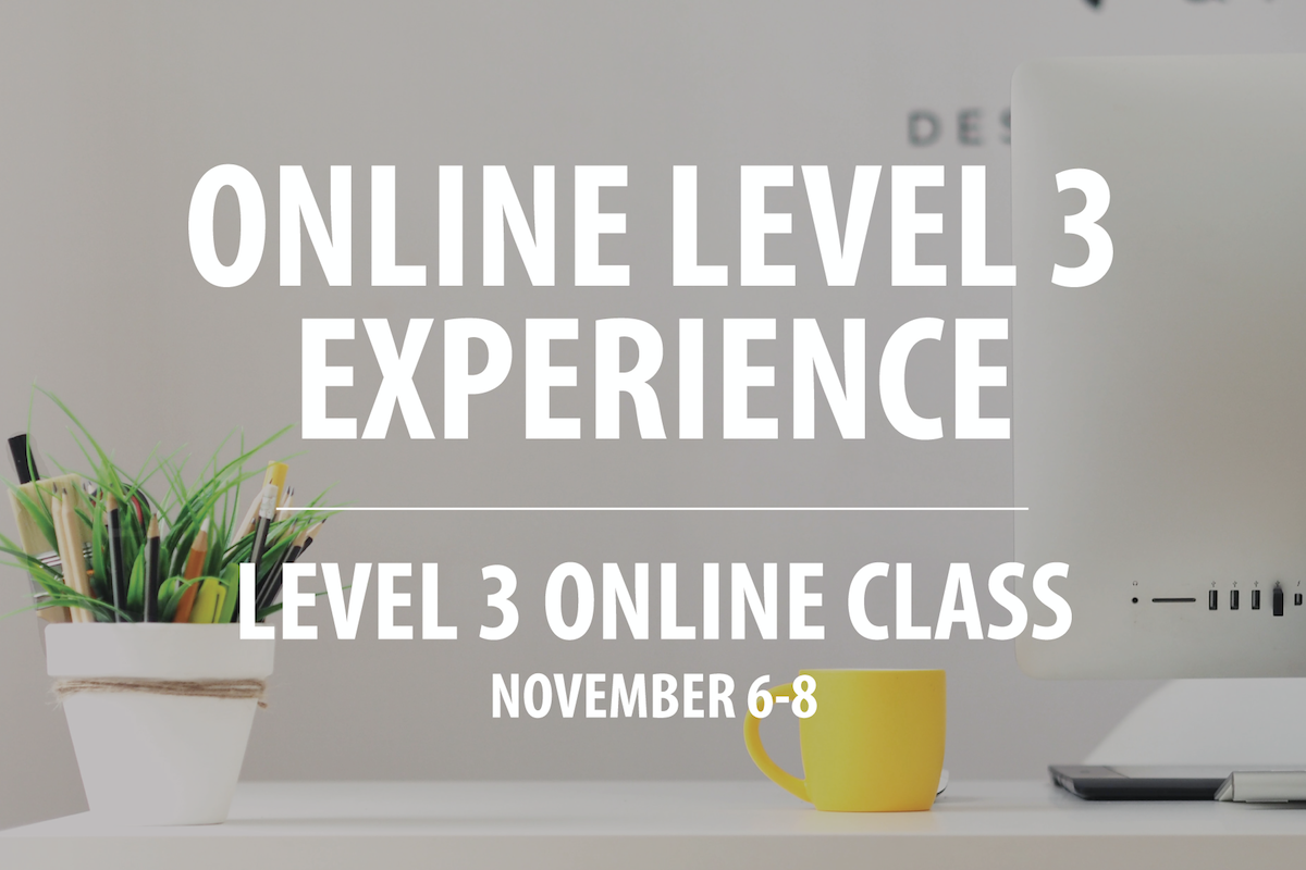 Live Event Header for Nov 6-8 Level 3