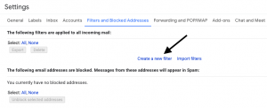 Whitelist Create New Filter Image