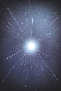 Streaks of Light in Space Post Death