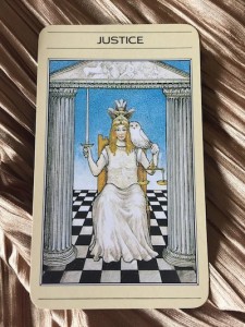 Tarot Card for Justice