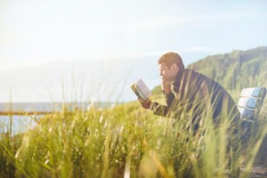 Learning with a Book in a Field at the Ocean