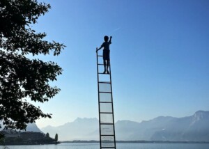 Astral Projecting on a Ladder