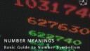 Number Meanings