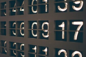 Number Wall Placard