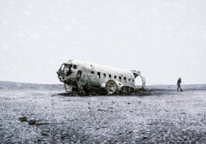 Plane Wreck in Snow