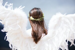 White Angel Wings