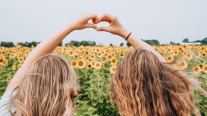 Friends in the Flowers