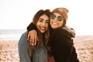 Friends on the Beach