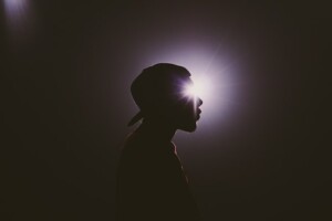 A Man in Front of the Light