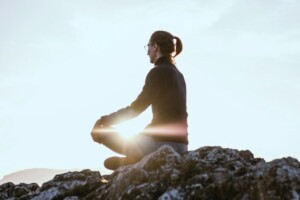 Meditating on a Mountain