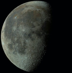 Close Up of Waning Moon
