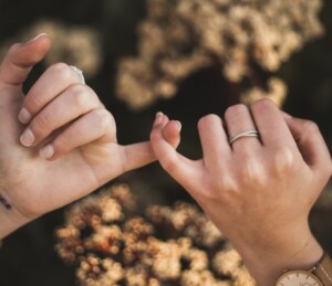 Hands Doing a Pinky Promise