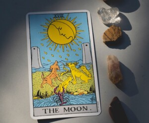 A Moon Tarot Card