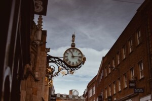 Old Clock on a Building