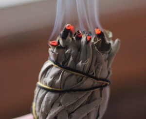 Smudging with Sage