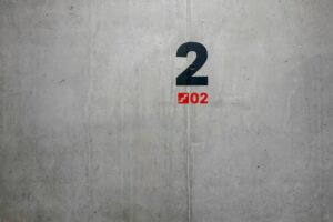 2 on a Cement Wall