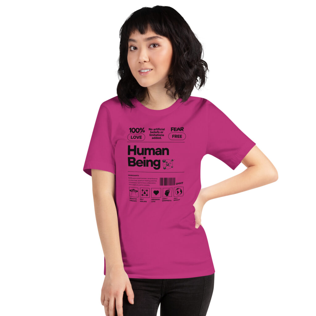 Human Being T-Shirt Bright Colors